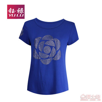 钰禄夏装 时尚与舒适并存的贴钻打底衫，引领女装批发新潮流